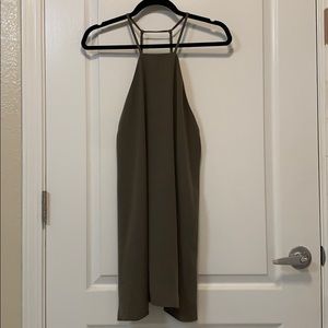 Olive green dress
